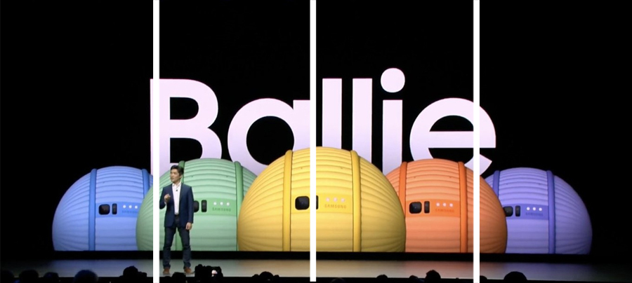 Conoce el Nuevo Robot Samsung Ballie El mini BB-8 de la vida real